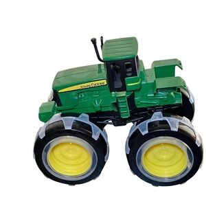 John Deere Monster Treads Toy Tractor Green Yellow Oversized Tires